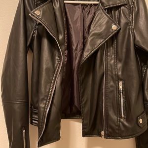 A leather kind of feel jacket